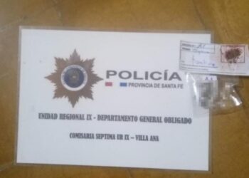  VILLA ANA: UN JOVEN FUE APREHENDIDO CON MARIHUANA DURANTE UN OPERATIVO POLICIAL.