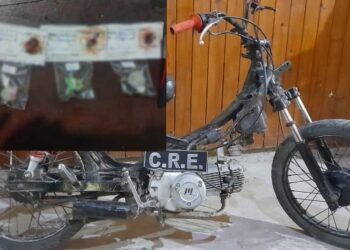 VILLA ANA: SECUESTRO DE DROGAS Y MOTOCICLETA SIN DOCUMENTACIÓN.