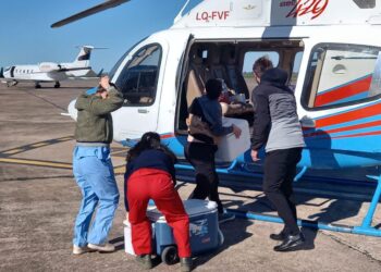 Provincia garantiza la logística para operativos de trasplante mientras se desarrollan las obras en el Aeropuerto Internacional de Rosario.