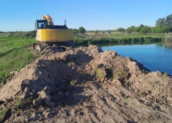 VILLA OCAMPO: COTELVO :IMPORTANTE OBRA EN LAS LAGUNAS DE TRATAMIENTO.