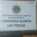 LAS TOSCAS: UN HOMBRE AMENAZÓ A SU PADRE CON UN CUCHILLO Y FUE APREHENDIDO.