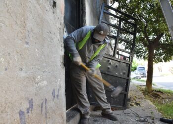 Cococcioni en el derrumbe del búnker Nº 50 en Rosario: “Le demostramos a los criminales que acá manda el Estado, no la delincuencia”.
