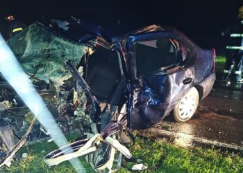 TACUARENDÍ: GRAVE ACCIDENTE EN RUTA NACIONAL 11.