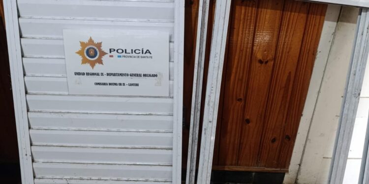  LANTERI: RECUPERAN ELEMENTOS SUSTRAÍDOS EN UNA VIVIENDA DESHABITADA.