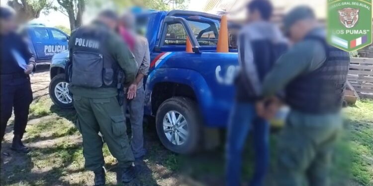 ALLANAMIENTO Y DETENCIONES EN LAS GARZAS POR FAENA CLANDESTINA