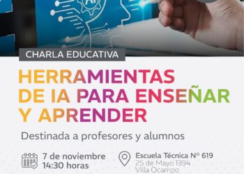 Villa Ocampo impulsa la educación del futuro con una charla sobre herramientas de Inteligencia Artificial.