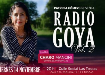 Patricia Gómez presenta “Radio Goya 2” en Las Toscas.