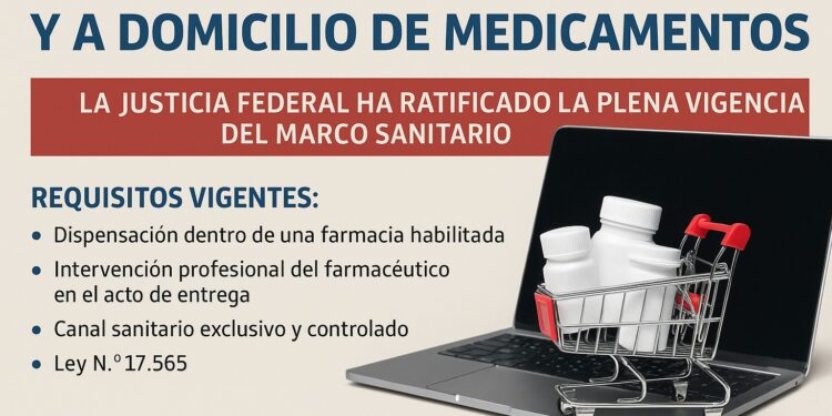 La Justicia Federal ratificó la prohibición de venta online y delivery de medicamentos.