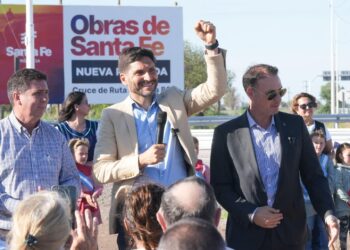 Pullaro inauguró trabajos viales: “Al ahorro lo volcamos en obras para que los santafesinos puedan vivir mejor”.