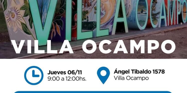 Villa Ocampo: La defensoria en territorio.