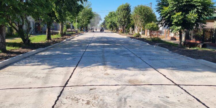 Villa Ocampo: Quedó habilitada la calle Tibaldo entre Roberto Mejías y Dr. Garro.