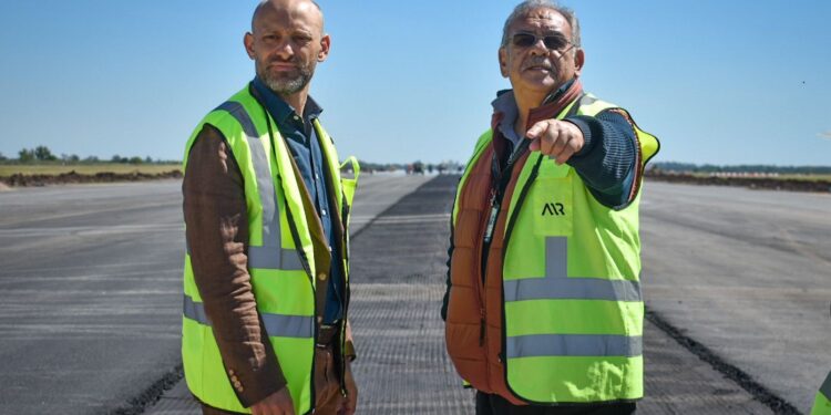 Provincia avanza con la modernización del Aeropuerto de Rosario: en menos de 45 días, la obra ya está ejecutada al 48 %.
