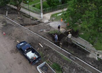 El Gobierno Provincial transforma la avenida principal de Hardy.