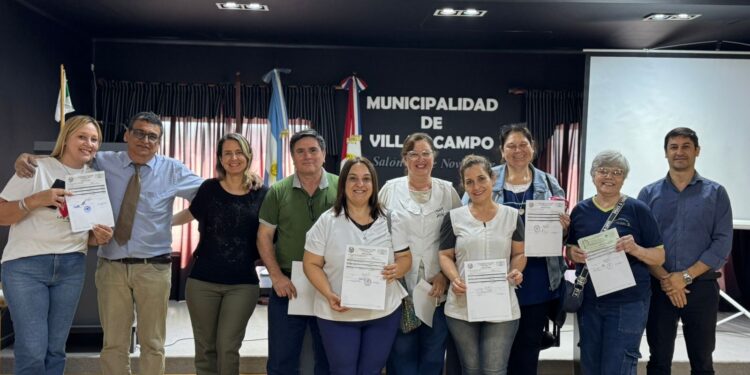 Villa Ocampo: Entrega del último aporte del FAE 2025.