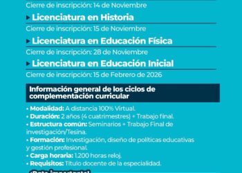 VILLA OCAMPO: LICENCIATURAS DE FORMACIÓN VIRTUAL.