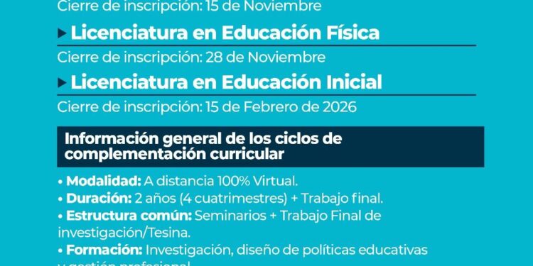 VILLA OCAMPO: LICENCIATURAS DE FORMACIÓN VIRTUAL.