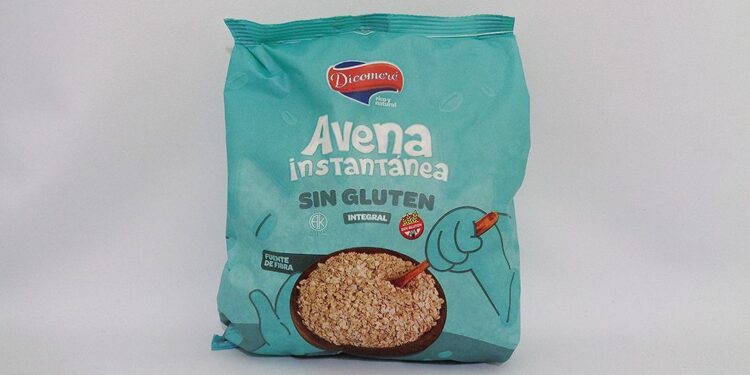 La Assal emitió un alerta alimentaria para la avena instantánea Dicomeré Sin Gluten.