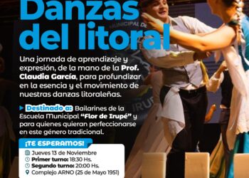 VILLA OCAMPO: CURSO INTENSIVO DE DANZAS DEL LITORAL.