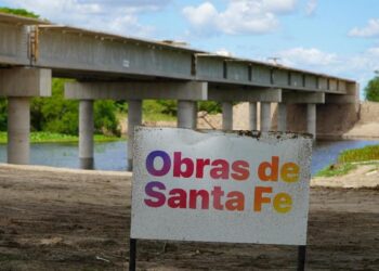VILLA OCAMPO: AVANZA LA OBRA DEL PUENTE “EL PINDÓ” CON UN 75% DE EJECUCIÓN.