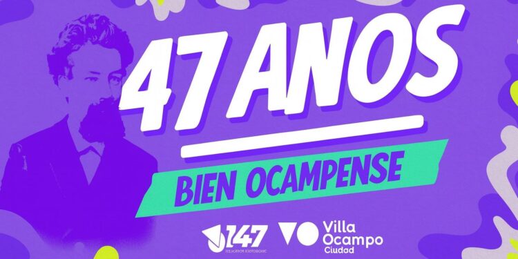 VILLA OCAMPO: 147° ANIVERSARIO “BIEN OCAMPENSE” PROGRAMA DE ACTIVIDADES.