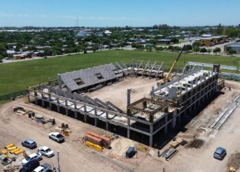 Juegos Suramericanos: el nuevo Microestadio de Rafaela ya superó el 30 % de su construcción.