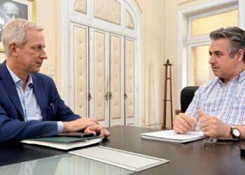 Dionisio Scarpin y el ministro de Seguridad analizaron medidas para reforzar la seguridad en el norte santafesino.