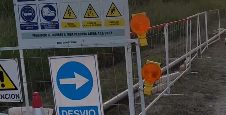 VILLA OCAMPO: OBRAS DEL GASODUCTO: TRÁNSITO CORTADO Y REDUCIDO EN CAMINOS RURALES.