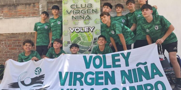 VILLA OCAMPO: VÓLEY: LA SUB 14 MASCULINA DE VIRGEN NIÑA YA COMPITE EN LA COPA ARGENTINA.