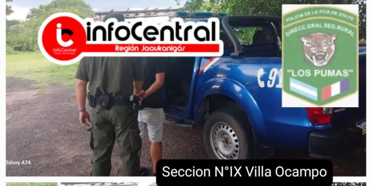 VILLA OCAMPO: Los Pumas” realizaron patrullajes preventivos con resultados positivos.