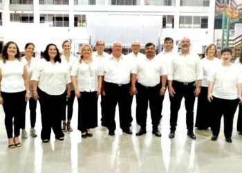 El Coro Polifónico Municipal participó de “Santa Fe Canta la Navidad”, en Avellaneda.