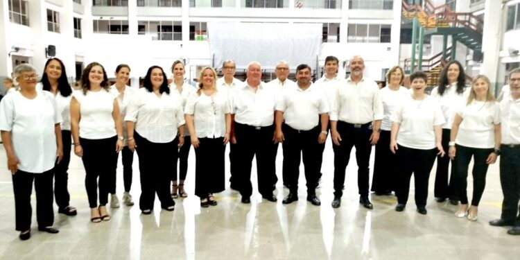 El Coro Polifónico Municipal participó de “Santa Fe Canta la Navidad”, en Avellaneda.