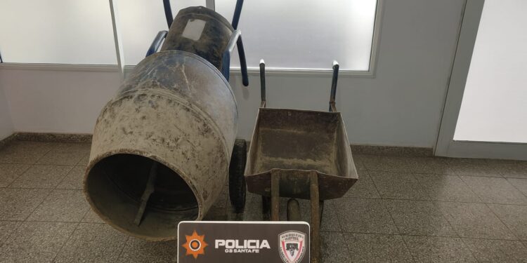 VILLA OCAMPO: RECUPERO DE ELEMENTOS SUSTRAÍDOS.