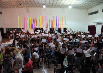 Villa Ocampo: Se realizó el acto de cierre del 1° Trayecto del Programa Nueva Oportunidad y de los Talleres Municipales.