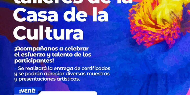 VILLA OCAMPO: CIERRE ANUAL DE LOS TALLERES DE LA CASA DE LA CULTURA.