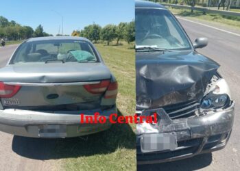 LAS TOSCAS: DOS PERSONAS RESULTARON CON LESIONES TRAS UN CHOQUE EN RUTA NACIONAL 11.