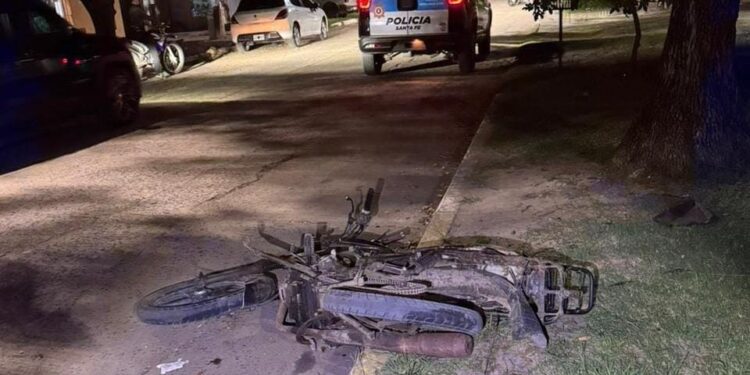 LAS TOSCAS – Accidente de tránsito con un menor involucrado.