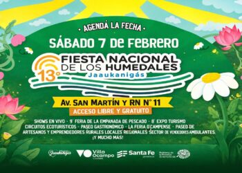 VILLA OCAMPO: SE VIENE LA 13.ª FIESTA NACIONAL DE LOS HUMEDALES “JAAUKANIGÁ”.