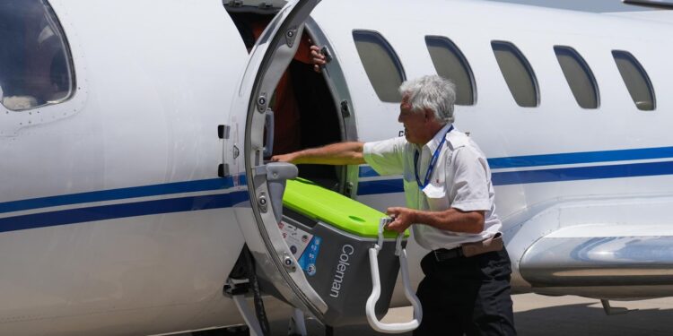 El Aeropuerto Internacional de Rosario volvió a funcionar con un vuelo sanitario clave para un operativo de donación de órganos.