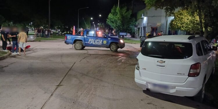 Accidente nocturno en Villa Ocampo dejó un motociclista hospitalizado