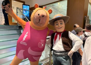 Juegos Suramericanos: Capi protagonista en la alfombra roja de Mar del Plata.