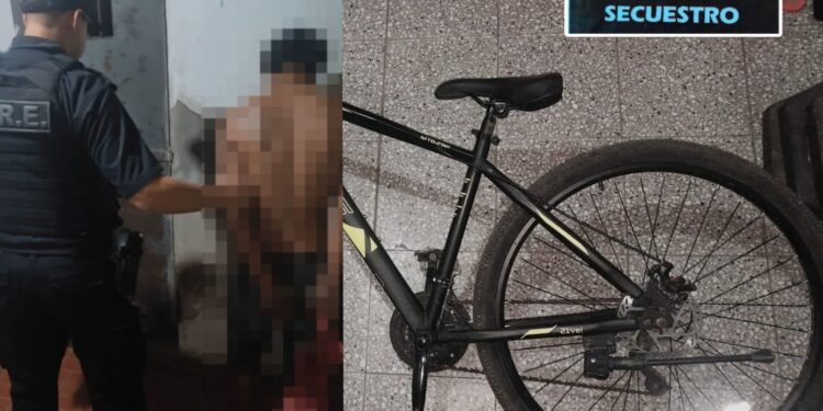 Intentó escapar de un control policial y terminó aprehendido por resistencia a la autoridad en Villa Ocampo.