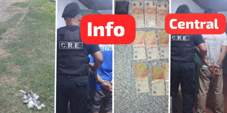 Aprehendieron a dos jóvenes con marihuana durante un patrullaje preventivo en Villa Ocampo.