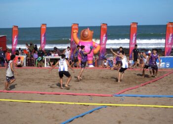 Arrancó en Mar del Plata la Playa Olímpica rumbo a los Suramericanos: “Santa Fe pretende ser la capital del deporte”, dijo Pullaro.