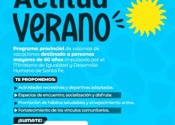 Se está llevando a cabo el programa “Actitud Verano” destinado a personas mayores en Villa Ocampo.