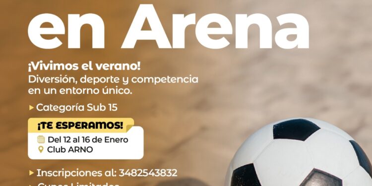 Villa Ocampo: El Torneo de Fútbol 5 en Arena se reprograma para el mes de febrero.