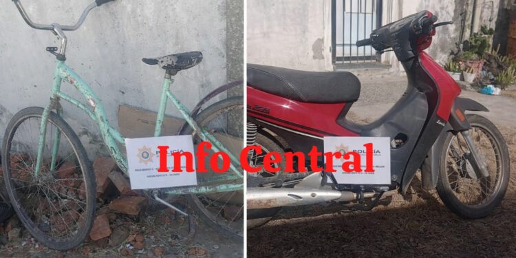 Menor aprehendido en Las Toscas por la sustracción de una motocicleta.