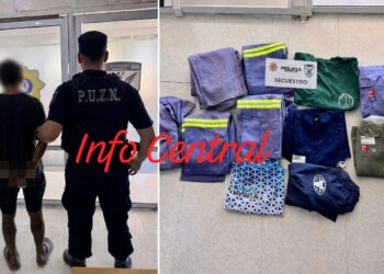 Las Toscas: Lo atraparon con diversos elementos de indumentaria pertenecientes a la curtiembre ARLEI.