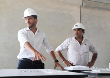 Pullaro recorre la obra de “El Infierno”.