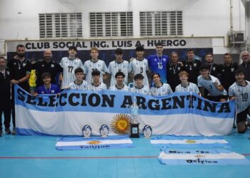Villa Ocampo presente en el logro de la Selección Argentina U17 de vóley.