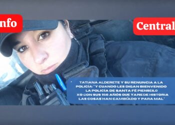 La penosa decisión de Tatiana Alderete, una mujer policía de la provincia de Santa Fe.
